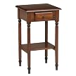 Knob Hill Telephone Table with Drawer - Antique Cherry Finish