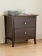 Prepac Emh-2524 Manhattan 2 Drawer Night Table Espresso