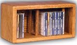 Solid Oak CD Wall Mountable Storage Rack