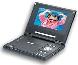Mustek MP76D 7 Portable DVD Player w/ Builtin Li-ion Battery & Case