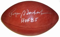 Roger Staubach Signed NFL Football w/HOF