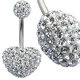 Crystal Belly Ring by GlitZ JewelZ © - it takes more than 150 crystals to make this BLING!! - treat yourself or a friend with this wonderfull belly button ring
