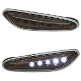 99-03 BMW E46 3-SERIES, 04-08 BMW E60 5-SERIES, 06-08 BMW E90/E92 3-SERIES LED SIDE MARKER LIGHTS SMOKED