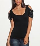 G by GUESS Keeli Cold Shoulder Top
