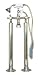 Clawfoot Tub FIller, Tub Faucet ,complete with Personal Handheld Shower - BRASS