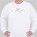 Sweatshirt with black and white, United States, hills, Southwestern desert, ground, dry, arid