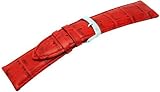 MORELLATO (モレラート) 時計バンド EXTRA 26mm レッド 牛革アリゲーター型押し X3395 656 083 026