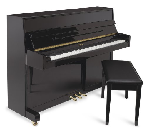Suzuki M-34C 43-Inch Acoustic Continental Upright Piano,High Gloss Black
