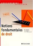 Notions fondamentales de droit