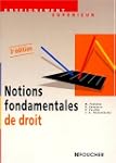 Notions fondamentales de droit