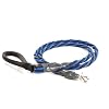 Dog Leash Blue/Black Bungee Pupee up to 165 pounds 6ft