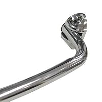Curved Rod Finish: Satin Nickel