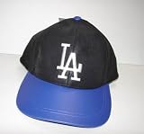 Los Angeles Dodgers Adult Leather Adjustable Hat / Cap