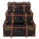 Vintage-Style Suitcases - Set of 3