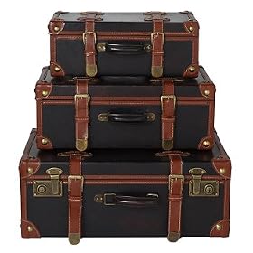 Vintage Style Suitcases Set of 3 Vintage-Style Suitcases - Set of 3