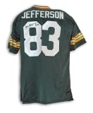 John Jefferson Autographed/Hand Signed Green Bay Packers Green Throwback Jersey