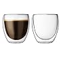 Bodum Pavina 8.5-Ounce Double-Wall Thermo Tumber/DOF Glass, Set of 2