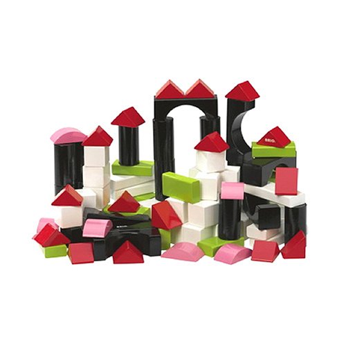Childrens Toyshop  Toys : BRIO Colored Blocks - 100 pcs (new colors)