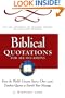 Biblical Quotations for All Occasions : From the World's Greatest Source, Over 2,000 Timeless Quotes to Enrich Your Message