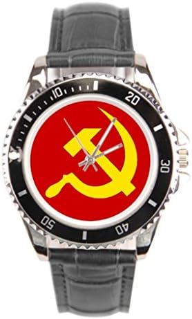 Leather Strap Mens Watches Ussr Union Brown Leather Strap Watch Mens