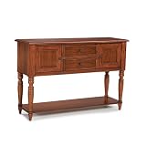 Home Styles Homestead Side Board Buffet Server in Distressed Warm Oak