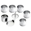 chg Set 245-06-60 Dessert- Speiseringset Ring, 8-tlg. 6 Dessertringe d = 7,5 cm, H�he: 5,5 cm 1 Stamper 1 Heber