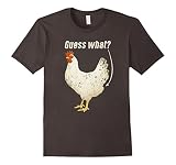 Men's Vintage Guess What? Chicken Butt Funny T-Shirt Large Asphalt