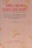 Normal Table of Xenopus Laevis Normal Table of Xenopus Laevis
