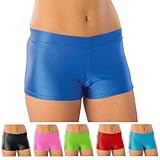 Pizzazz Light Green Dance Nylon Shorts Adult 2XL