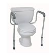 Medline Toilet Safety Rails - White