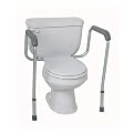 Medline Toilet Safety Rails - White