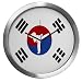 Tae Kwon Kicker Modern Wall Clock