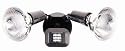 Designers Edge L-995BR Outdoor Two-Light Downward Floodlight 180-Degree Motion-Activated (Bronze)