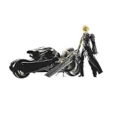 Final Fantasy VII Advent Children Cloud Strife w/ Fenrir Motocycle Set Action Figure