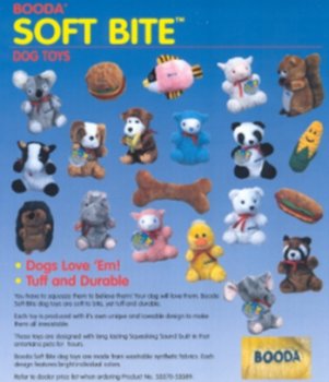 Soft Bite Bone Dog Toy