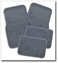 4 Piece Regal Universal Carpet Floor Mat Set, Gray (19-6074-04)