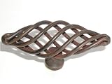 Top Knobs, Normandy - M621, Medium Oval Twist Knob in Patine Rouge