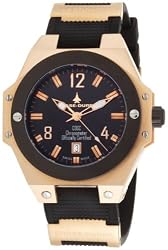 Chase-Durer Men's 777.8BB Conquest Automatic COSC 18K Rose Gold-Plated Watch
