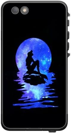 Popular Mermaid Purple Moon and Stars Print Lifeproof Nuud iPhone 6 Plus Vinyl Decal Sticker Skin