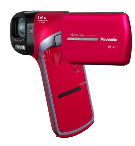 Panasonic HX-DC1EG-P Full HD Mobilkamera (14 Megapixel, 5-fach opt. Zoom, 7,6 cm (3 Zoll) Display) pink