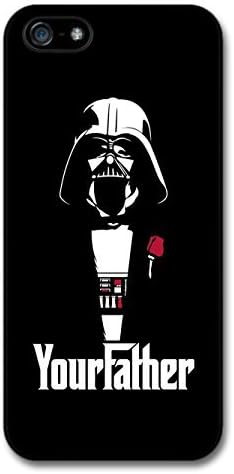 Darth Vader Star Wars Black Illustration Your Father The Godfather case for iPhone 5 5S