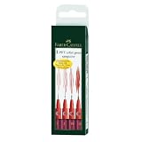 Faber-Castell Pack de 4 feutres � l'encre de Chine Pitt Sanguine (Nuances de rouge) (Import Allemagne)par Faber-Castell