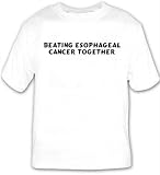 Beating Esophageal Cancer Together T-shirt Large White