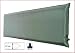 Selbstaufblasbare Thermomatte 200 x 66 x 10 cm in grün