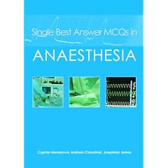 Single Best Answer MCQs in Anaesthesia: 1