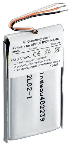 1aTTack  Ersatzakku f&uuml;r Apple iPod Nano (1. Generation) MP3 f&uuml;r iPod Nano