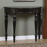 Masterpiece Black Floral Bird Console Table By Powell Furniture
