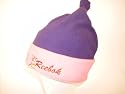Reebok Girls Tie Top Fleece Hat - Purple / Pink