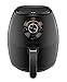Chefman TurboFry 3.5 Liter/3.6 Quart Air Fryer Oven w/Dishwasher Safe Basket and Dual Control Temperature, 60 Minute Timer & 15 Cup Capacity, BPA-Free, Matte Black, Healthy Frying Cookbook Included