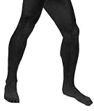 Adult Mens Black Tights - Black